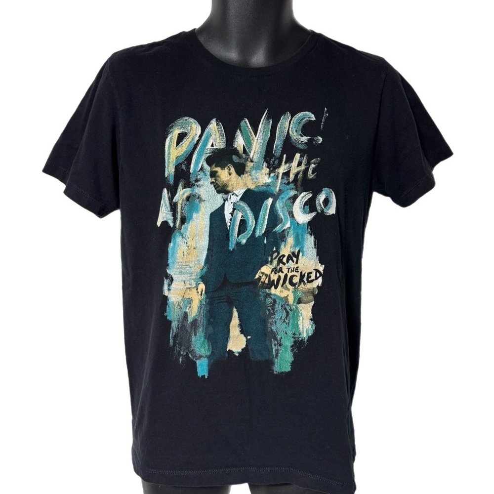 Panic At The Disco Pray For The Wicked Tee Vtg Y2K Band T-Shirt Medium
